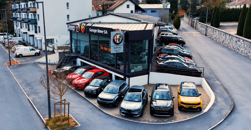 Façade du Garage Bove SA à Versoix